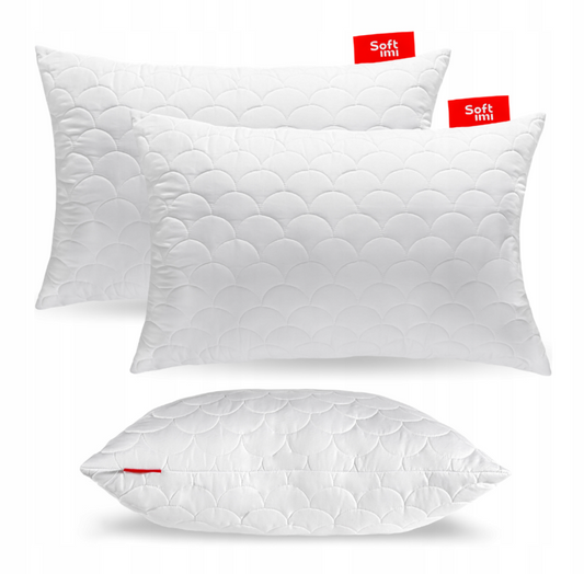 Antialerginės pagalvės su užtrauktuku "Softimi" 50×70 cm (2 vnt)