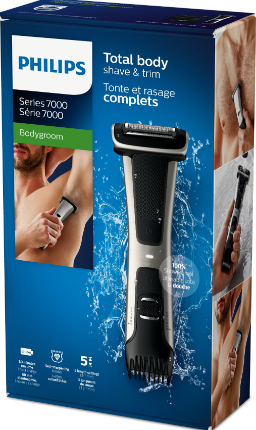 Philips BG7025 kūno priežiūros mašinėlė