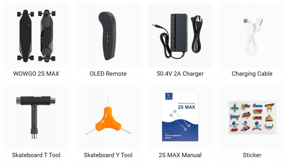 WowGo 2S Max elektrinė riedlentė, longboardas