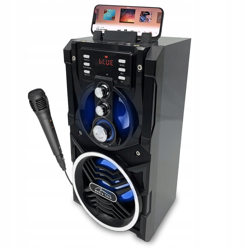 Nešiojama Bluetooth karaoke kolonėlė 800W