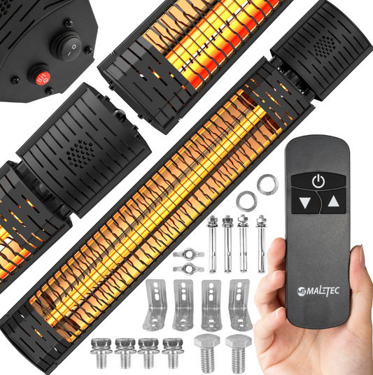 Sieninis infraraudonųjų spindulių šildytuvas "Maltec" 2000W