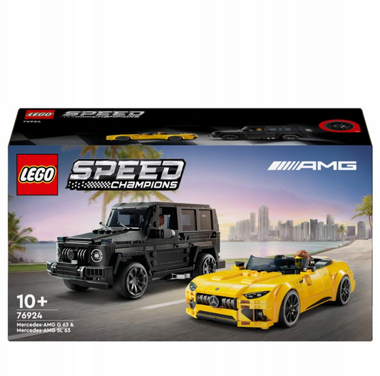 Konstruktorius mercedes berniukams LEGO dviejų mašinų modeliai