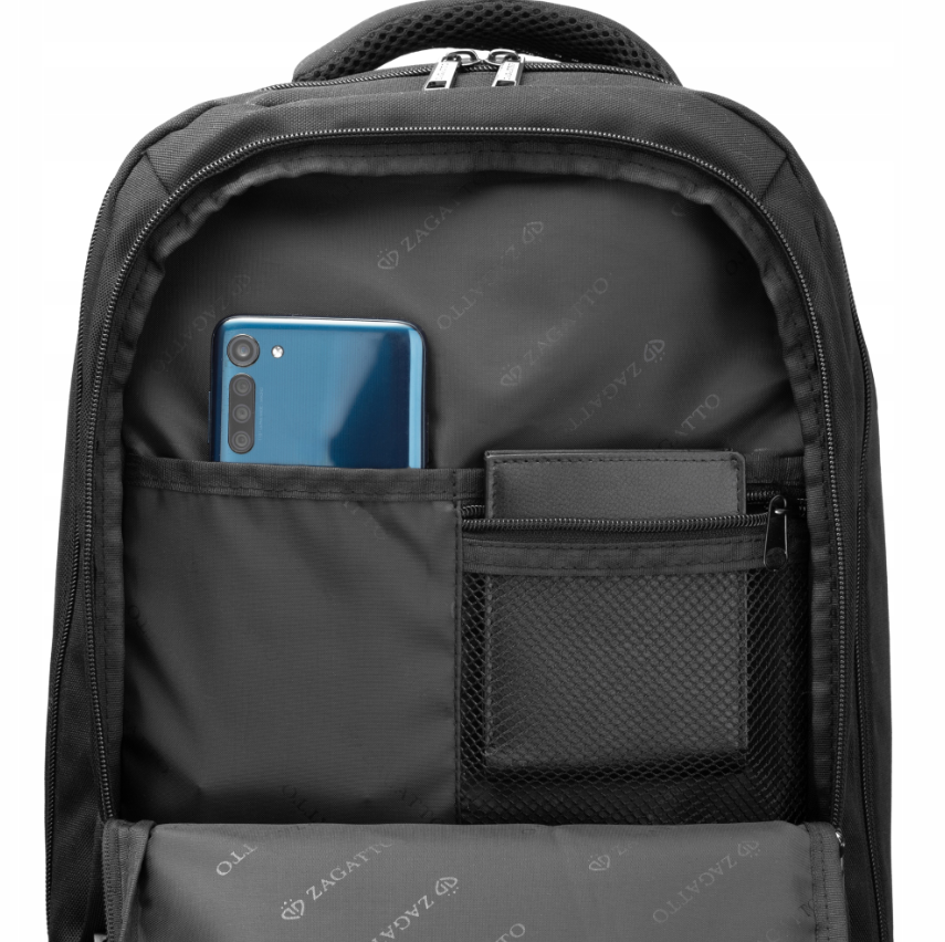 Kuprinė rankiniam bagažui "Zagatto" juoda 40×20×25cm