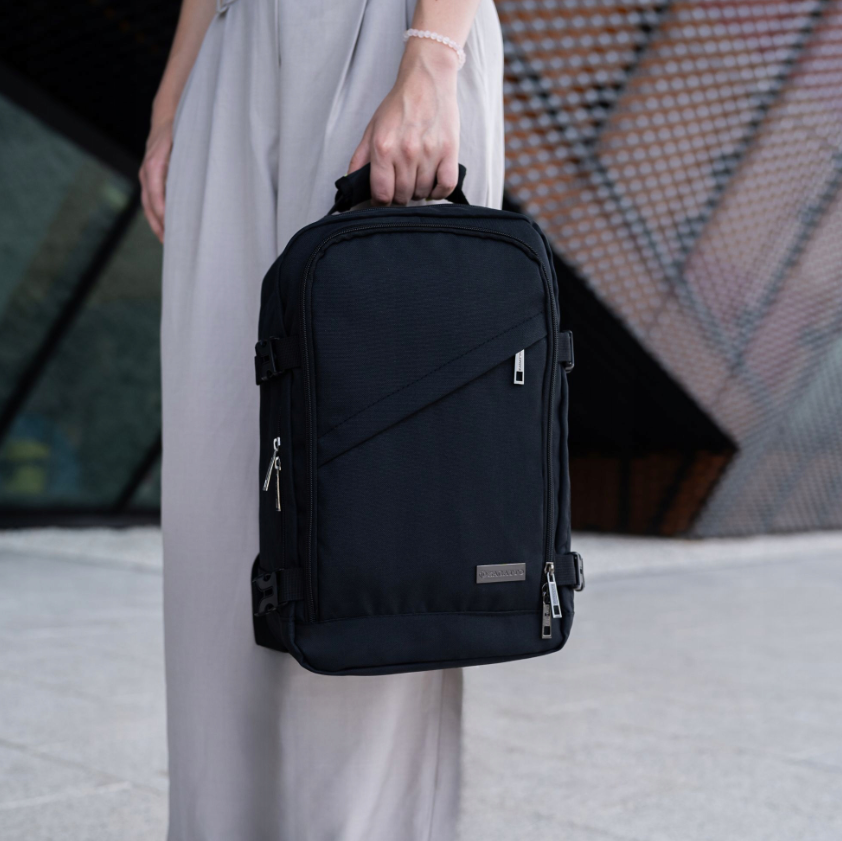 Kuprinė rankiniam bagažui "Zagatto" juoda 40×20×25cm