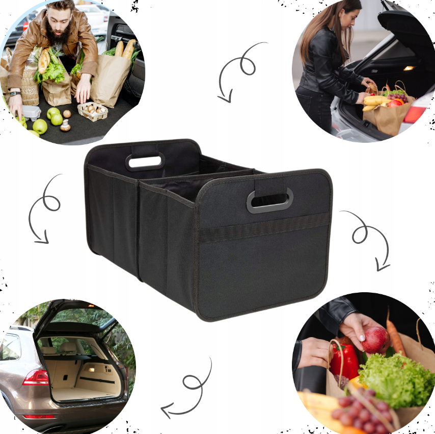 Didelė daiktadėžė automobiliui 58×35×30cm