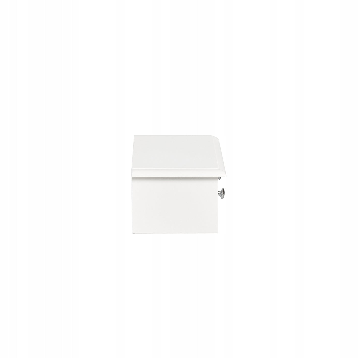 Sobuy Baltas sieninis pakabinamas su 2 stalčiais lentynų stovas svetainei FRG43-W