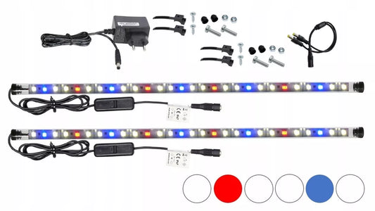 LED FULL SPECTRUM šviestuvas 2x70cm akvariumas AUGALAMS