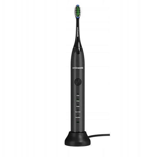 Soninis dantų šepetėlis Smilesonic EX Juodas