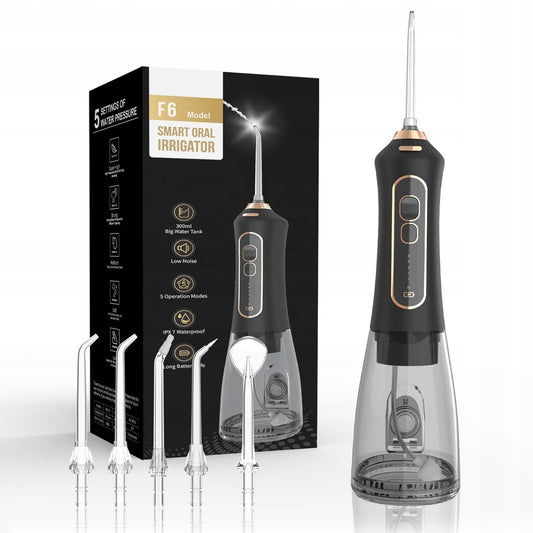 Sonic dantų šepetėlis + vandens dantų irigatorius, 5 režimai, USB, IPX7, RINKINYS