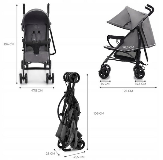 TIK Kinderkraft Vežimėlis, skėtis, lengvas