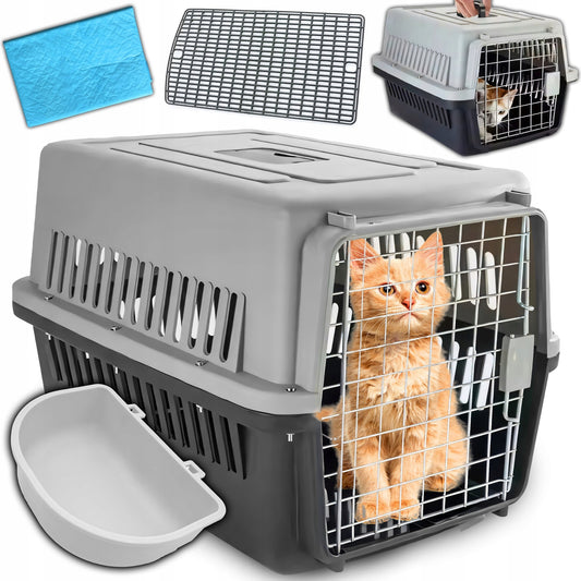 GABENIMAS GYVŪNAMS KATĖMS ŠUNIUKAMS 48x31x30 cm DĖŽĖ + GERTUVĖ KILIMĖLIS