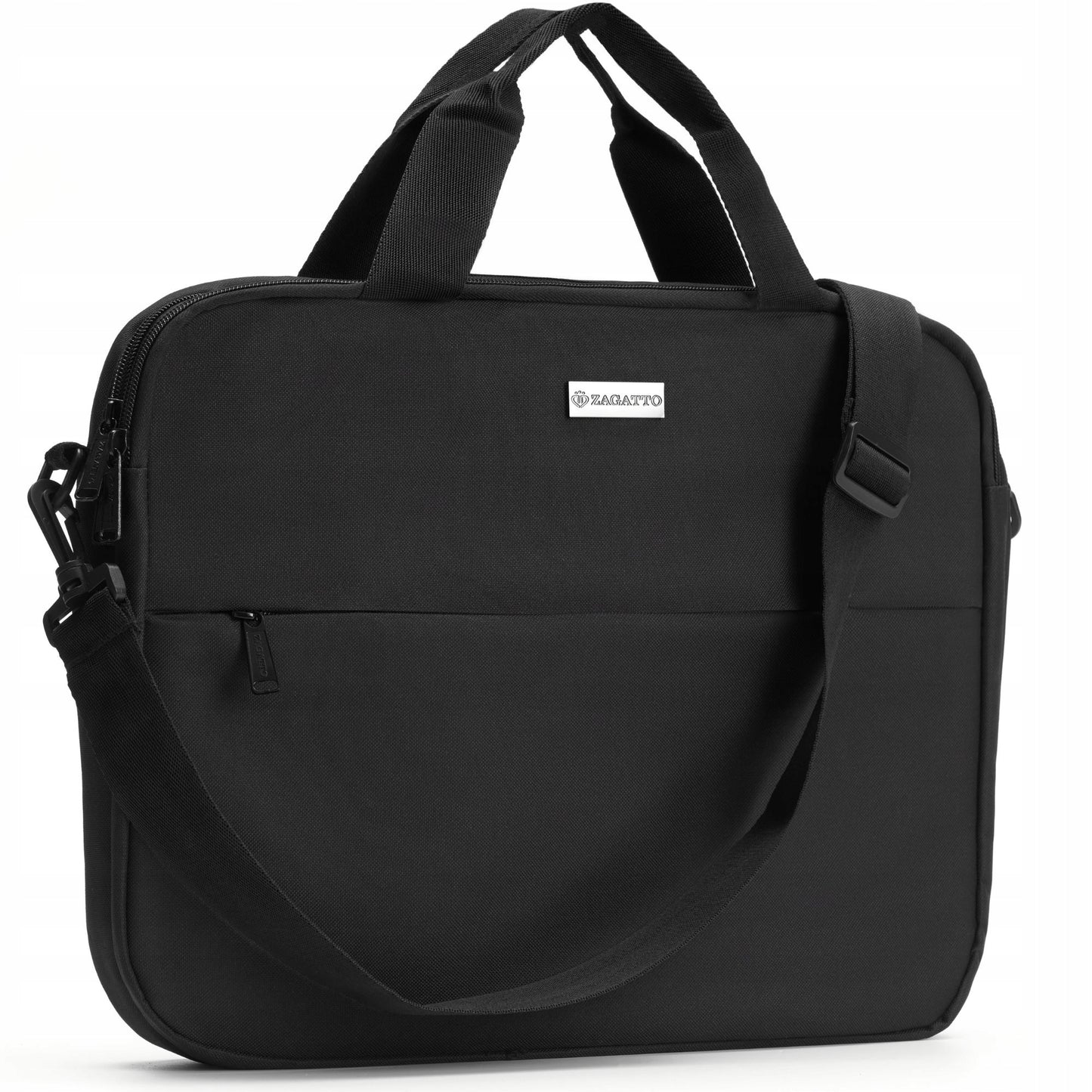 Nešiojamo kompiuterio krepšys 15,6" dviejų skyrių moteriškas vyriškas lengvas ant peties ZAGATTO