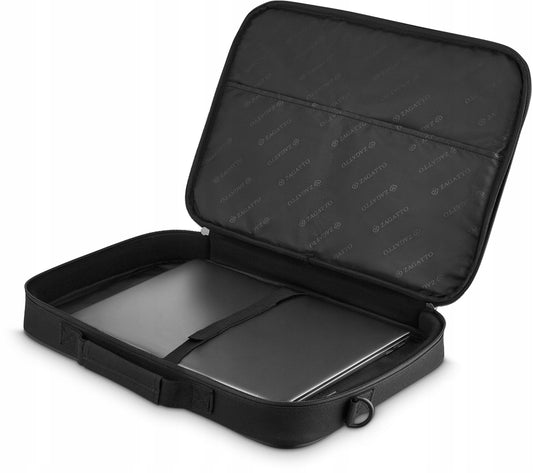 15,6 colių lengvas didelis juodas darbo krepšys moterims ir vyrams ZAGATTO