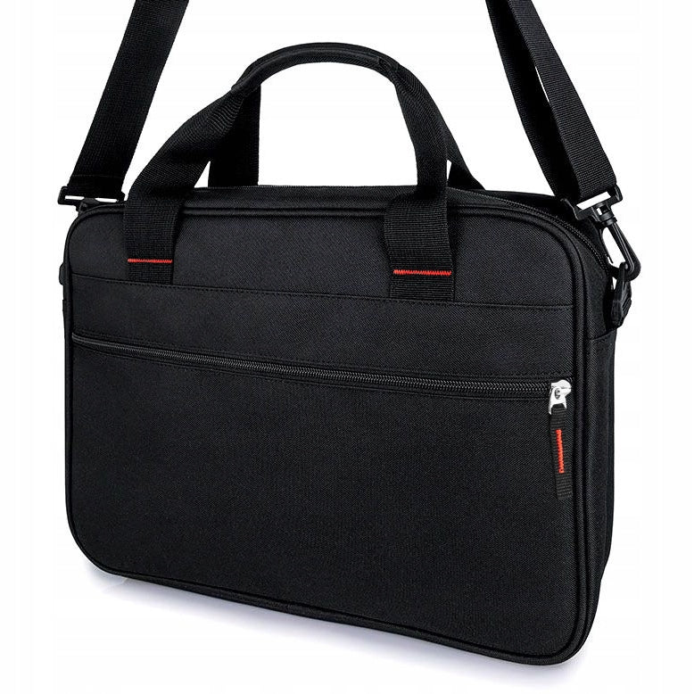 15,6 colių lengvas didelis juodas darbo krepšys moterims ir vyrams ZAGATTO