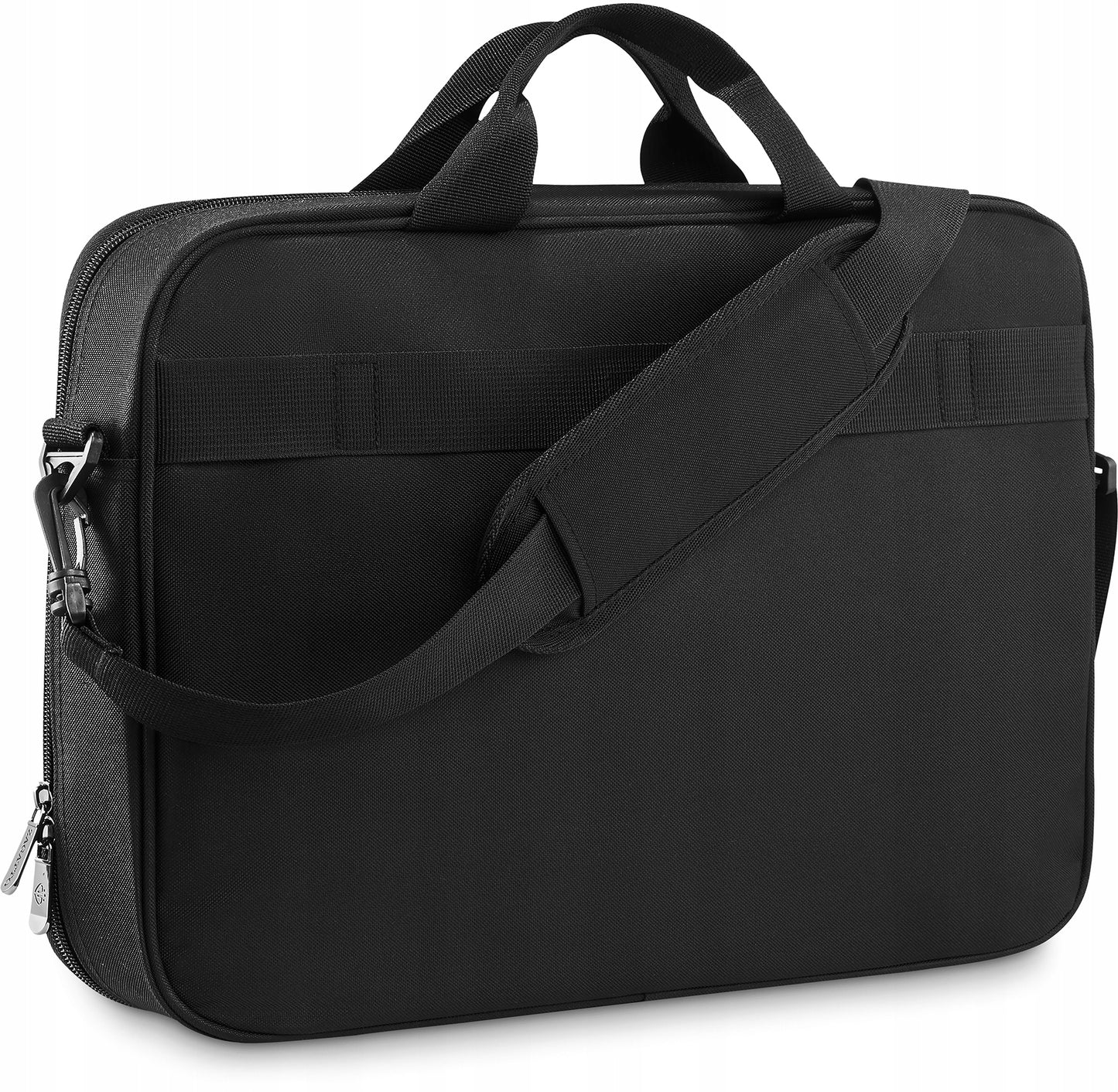 15,6 colių lengvas didelis juodas darbo krepšys moterims ir vyrams ZAGATTO