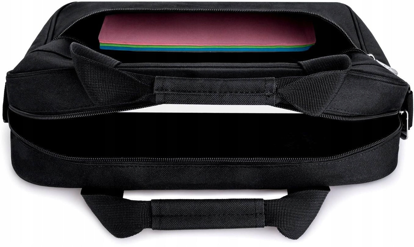 15,6 colių lengvas didelis juodas darbo krepšys moterims ir vyrams ZAGATTO