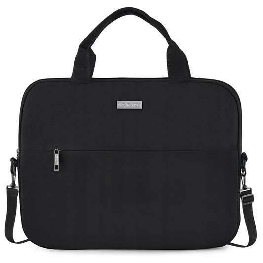 Juodas, lengvas, talpus 15,6" kompiuterio dėklas Zagatto