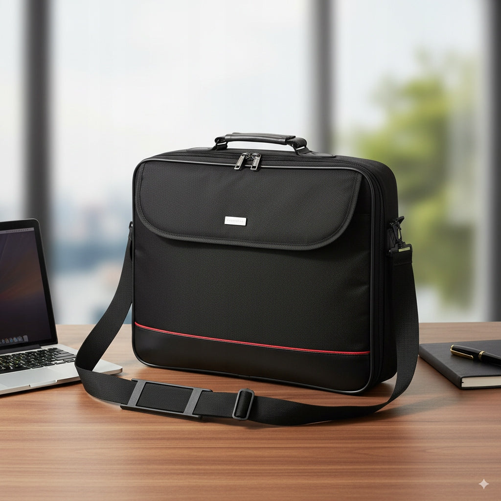 Nešiojamo kompiuterio krepšys 17,3" MODECOM MARK 17 su priedų kišenėmis ir petneša