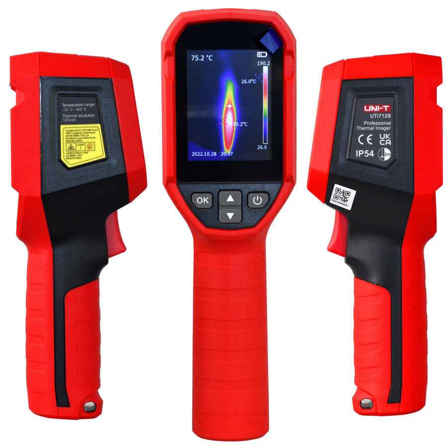 UTI-712S Termovizorinė kamera 120x90 SD kortelė 10800p PL distribucija