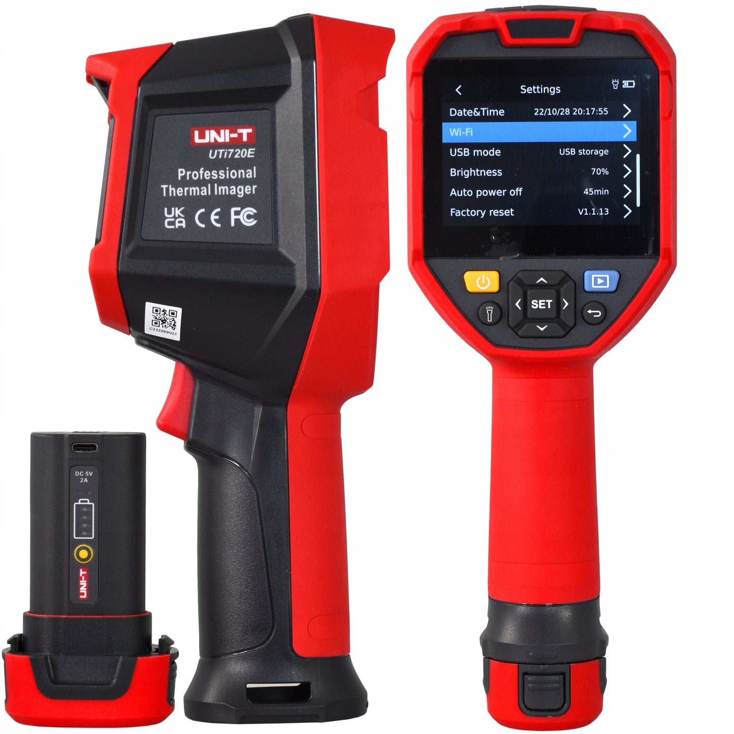 UTi720E Termovizorinė kamera UNI-T WiFi + Lagaminas PL platinimas
