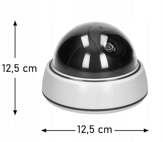 Virone Netikra Kupolinė CCTV Kamera su LED Diodu, veikianti Baterijomis