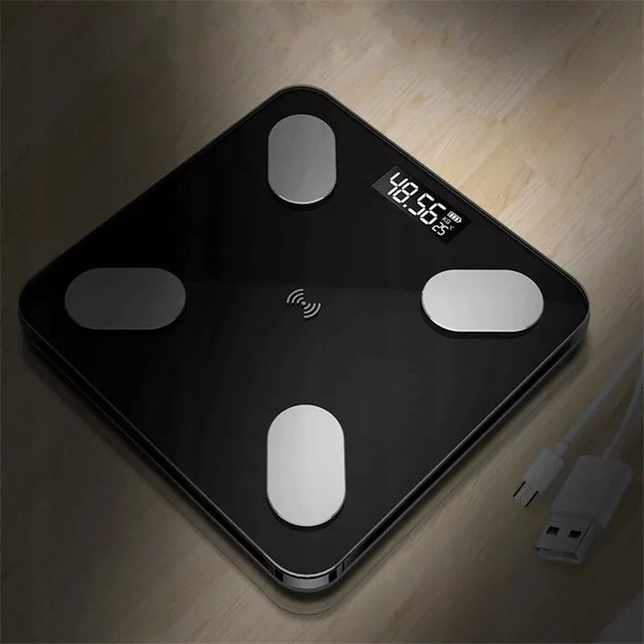 Vonios svarstyklės Bluetooth Smart 25in1 180kg Analitinės Išmaniosios Slim