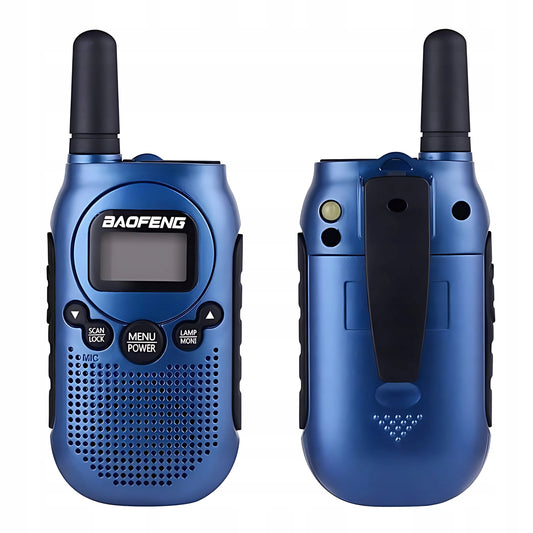 Walkie-talkie vaikams, PMR, žibintuvėlis, USB, VOX