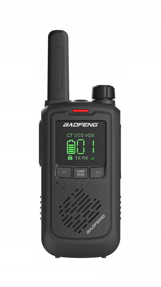 WALKIE TALKIE KRÓTKOFALÓWKA ŁOKI TOKI BAOFENG BF-T17 USB-C + ausinės