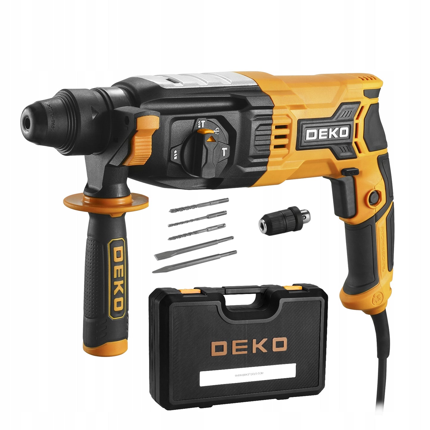 Galingas smūginis gręžtuvas SDS+ PLUS DEKO