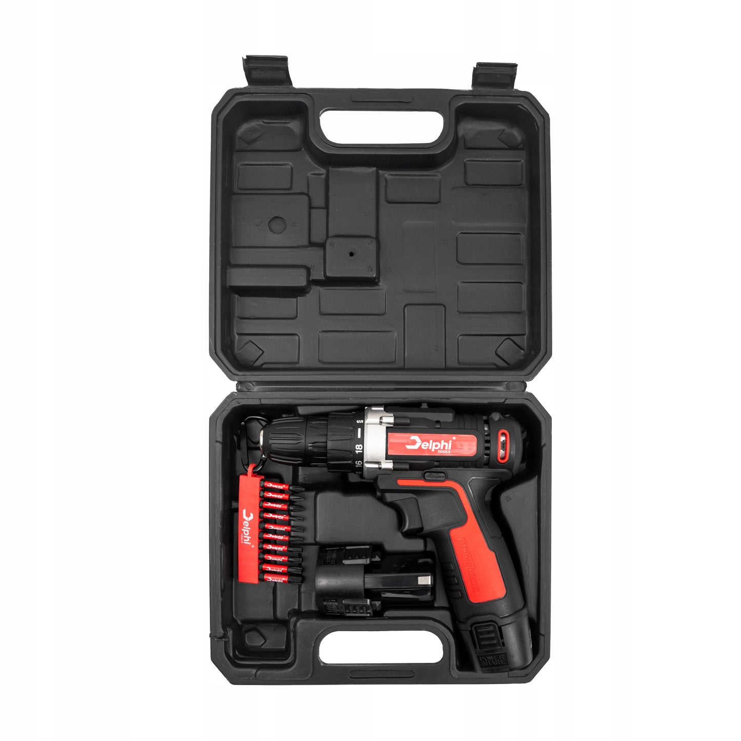 AKUMULIATORINIS GRĘŽTUVO-SUKTUVO KOMPLEKTAS 2xAKU 12V, GALINGAS ATSUKTUVAS SU ANTGALIAIS