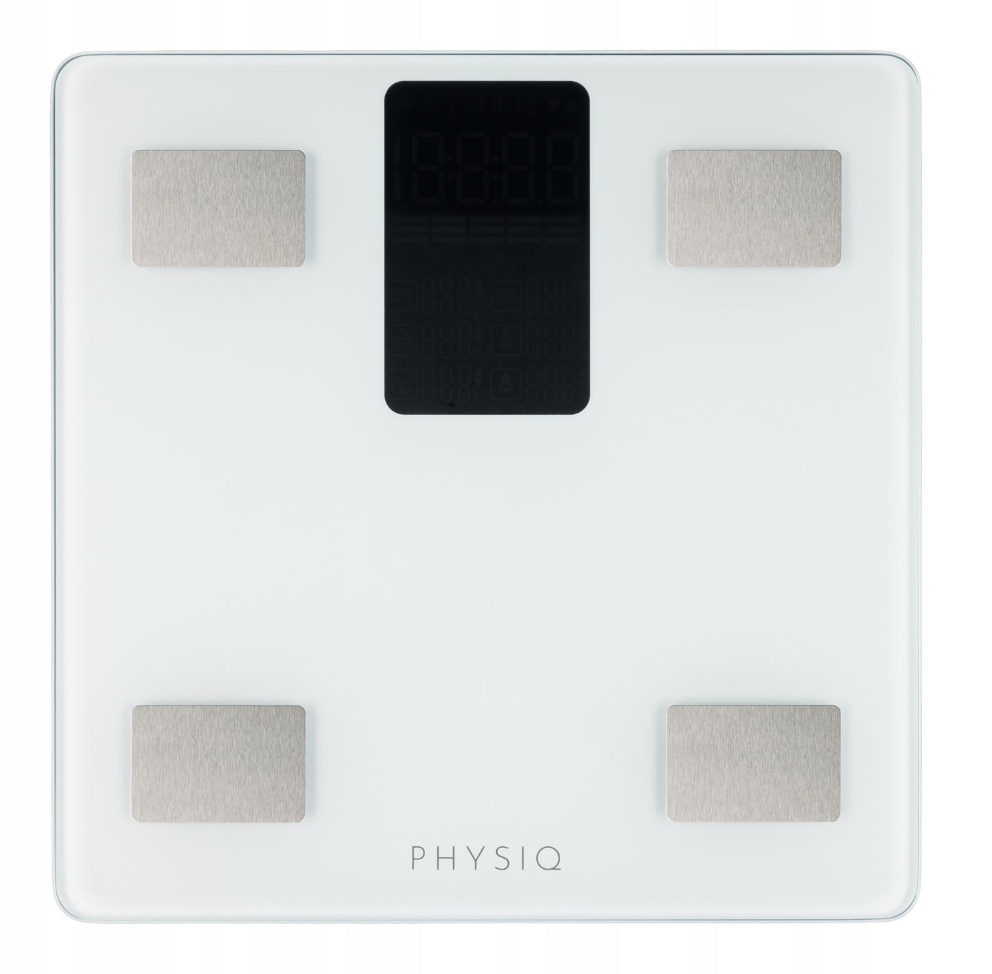 Analitinės vonios svarstyklės 13 parametrų Apple Health, Google Fit, Fitbit