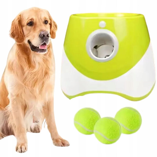 Automatinis interaktyvus kamuolių metimo įrenginys šunims | Žaislas aportavimui