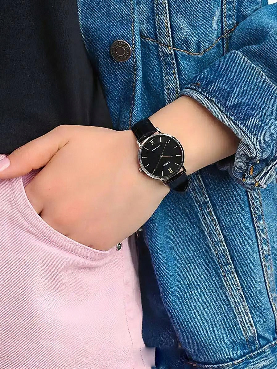 Moteriškas laikrodis CASIO LTP-VT01L-1B su dėžute