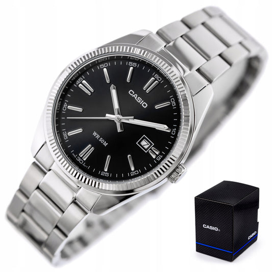 Vyriškas laikrodis CASIO MTP-1302PD-1A1 (zd072f) + DĖŽUTĖ