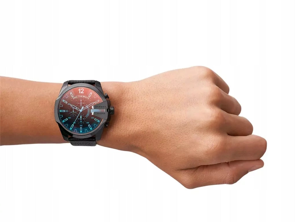 Vyriškas laikrodis DIESEL DZ4323 - MEGA CHIEF Originalus + Dovanų dėžutė