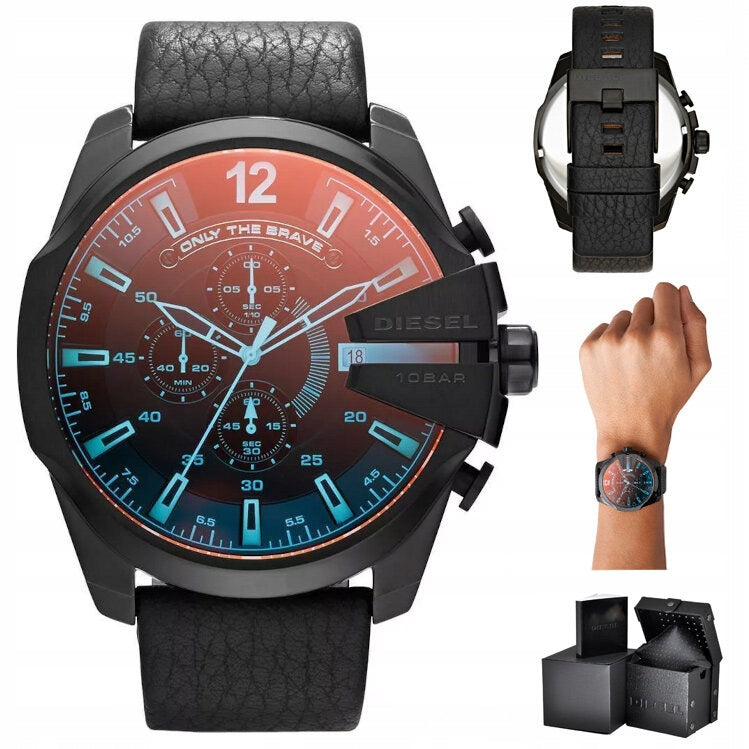 Vyriškas laikrodis DIESEL DZ4323 - MEGA CHIEF Originalus + Dovanų dėžutė