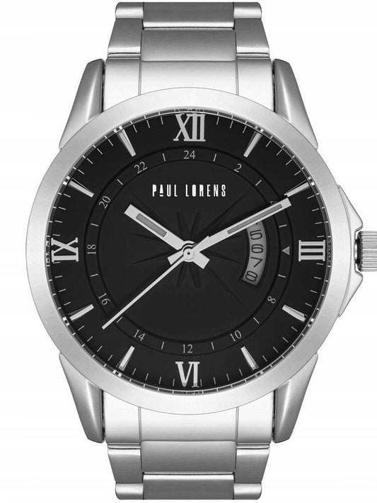 Vyriškas laikrodis PAUL LORENS - PL3844B3-1C1 + Dėžutė + Graviravimas