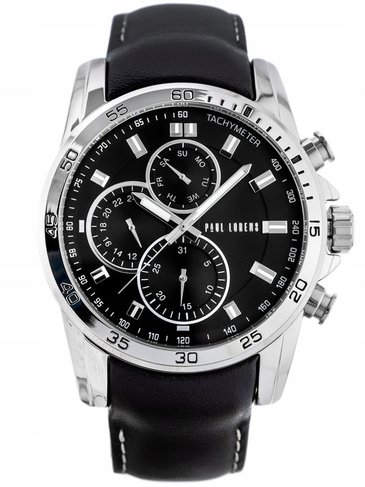 VYRIŠKAS LAIKRODIS PAUL LORENS zg364a + DĖŽUTĖ IR DOVANŲ MAIŠELIS