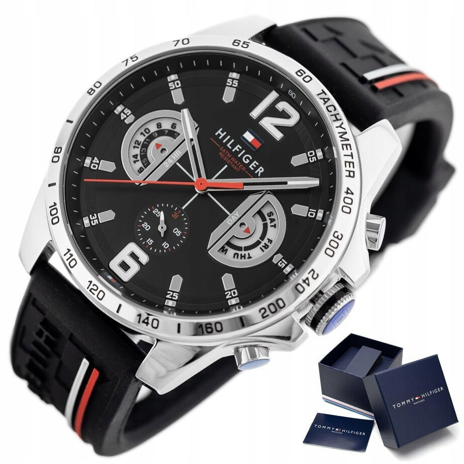 VYRIŠKAS LAIKRODIS TOMMY HILFIGER 1791473 DECKER + DĖŽUTĖ