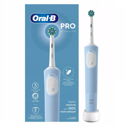 Rinkinys elektrinis dantų šepetėlis ORAL-B VITALITY PRO D103 Mėlynas
