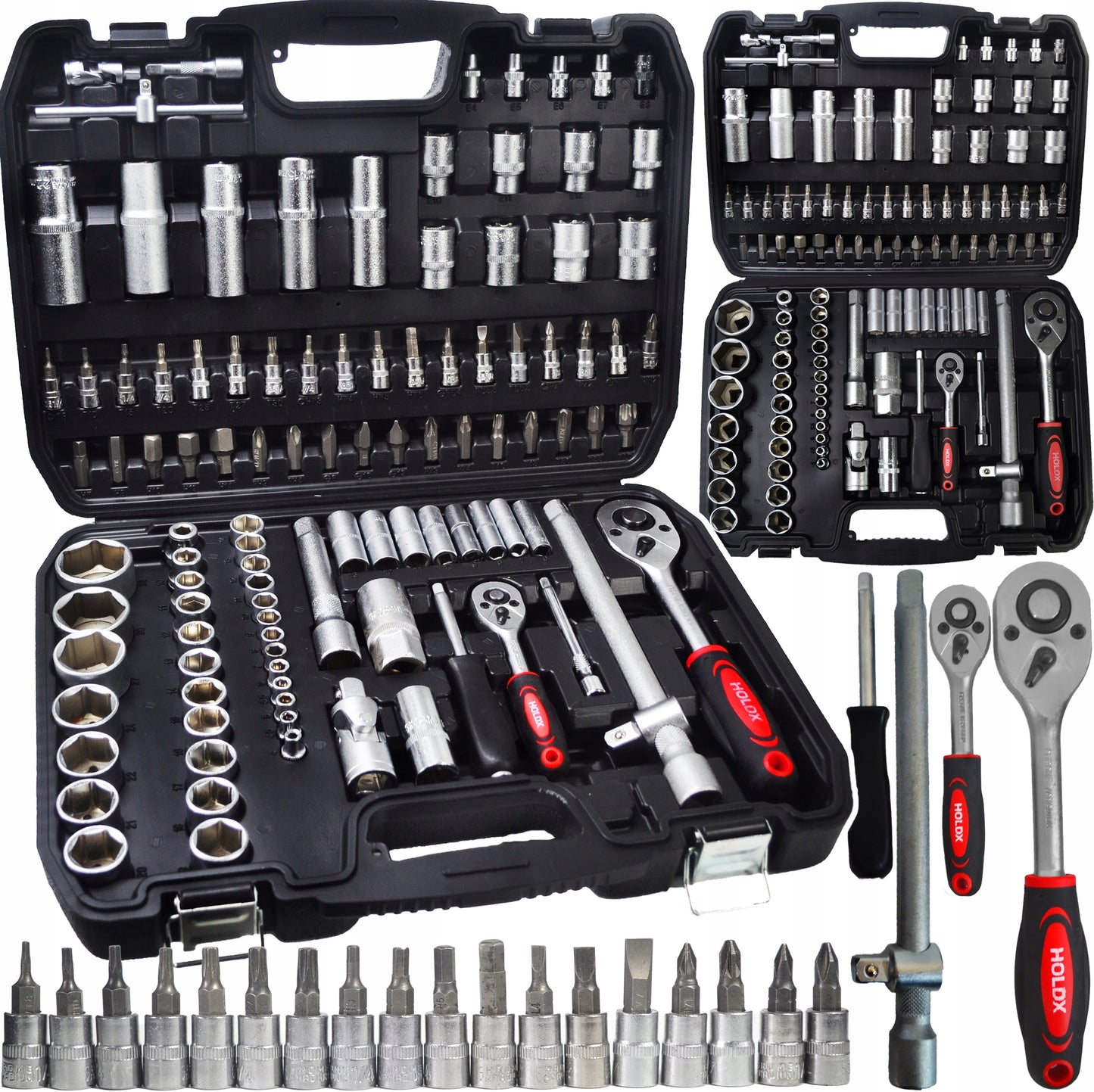 Rinkinys lizdinių raktų 108 elementų HOLDX