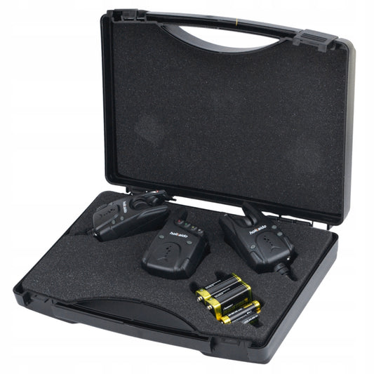 ŽVEJYBINIŲ SIGNALIZATORIŲ RINKINYS HOKKAIDO SU CENTRU 2+1 + BATERIJOS LAGAMINĖLIS