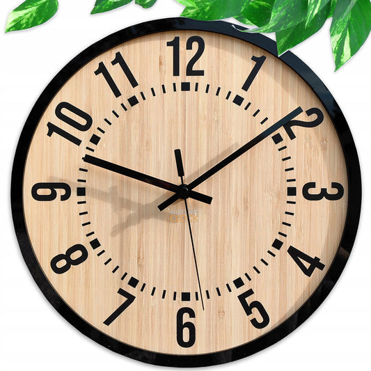 Bruno Sieninis Laikrodis Tylus Įskaitomas Bambukas Loft