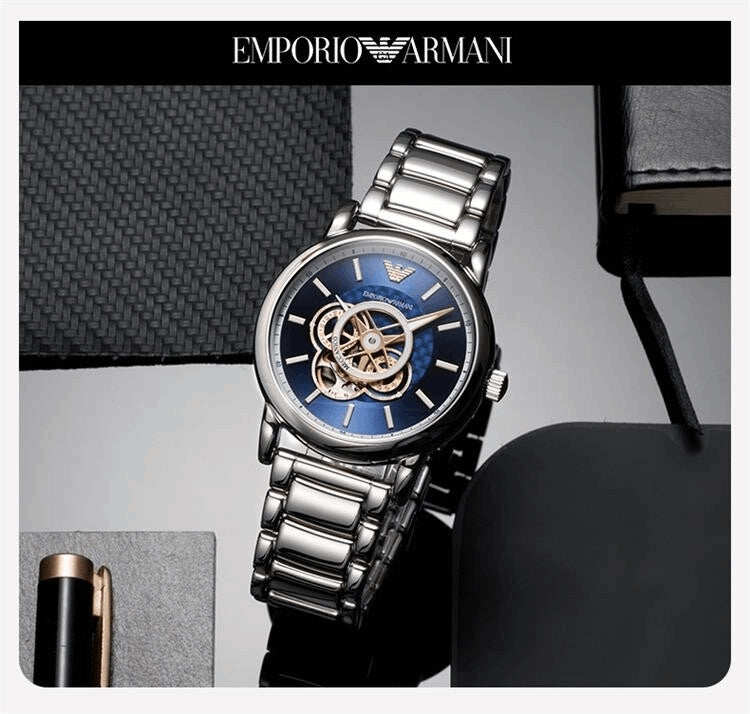 Vyriškas laikrodis EMPORIO ARMANI LUIGI Open Heart AUTOMATIC AR60036