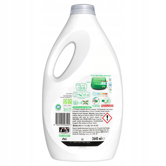 Ariel Cold Wash spalvos skalbimo gelis 80 skalbimų 2,64 L