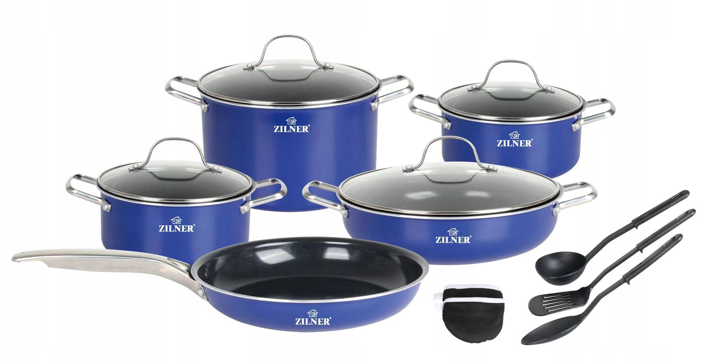 14 dalių rinkinys su marmurine danga ZILNER ZL-8136