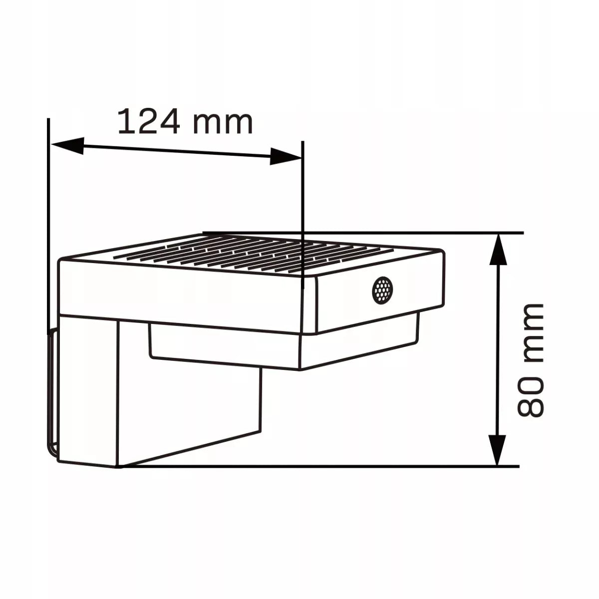 Zewnętrzna solarna lampa ścienna LED MALI z czujnikiem ruchu PIR i ładowaniem USB