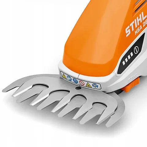 Akumuliatorinės elektrinės žolės žirklės Stihl HSA 26 SET, naujos, lengvos, AS 2