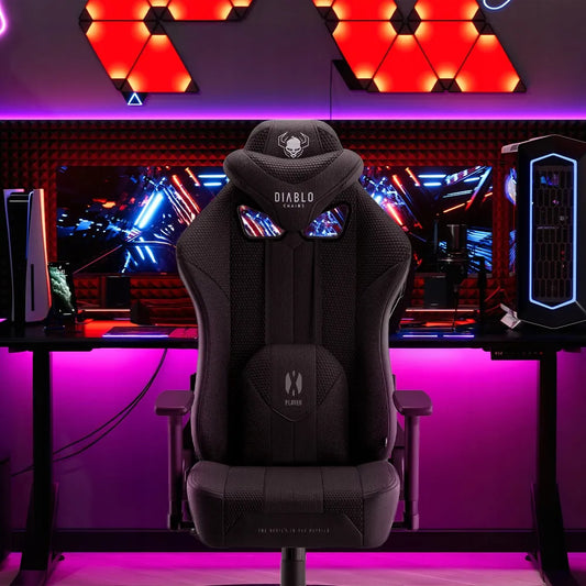 Audinio žaidimų kėdė DIABLO X-Player 2.0 Normal Size: juoda