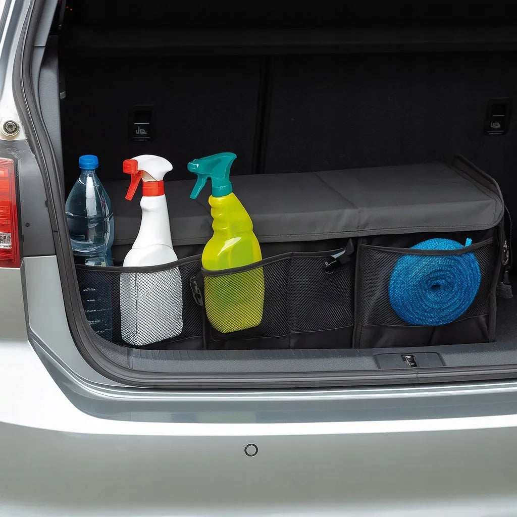 Automobilio bagažinės organizatorius su termo krepšiu, 37 × 76 × 32 cm